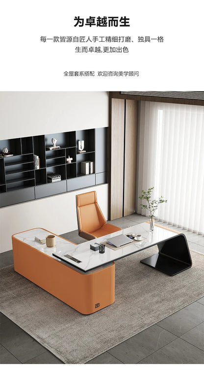 Manager Storage Executive Office Desk Modern Cheap Adjustable Study Computer Desk Drawers Modern Bureau Tafel Work Station Table