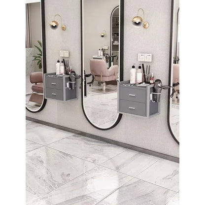 Modern Metal Frame Layer Tool Cart Hair Salon Equipment Set Furniture Beauty Salon Trolley Wall Mounted Tool Cabi