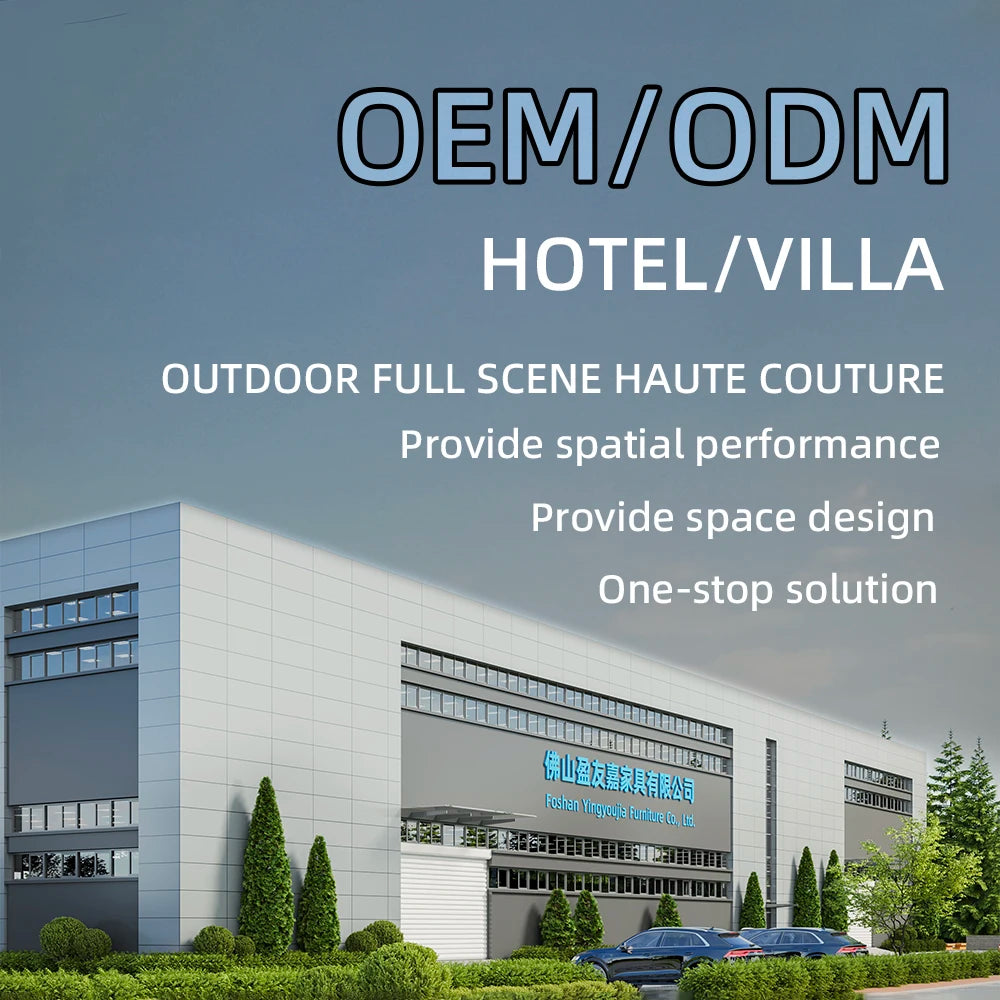 Luxury Customization Modern Outdoor Garden Dining Courtyard Sofa Set Hotel Villa Resort Commercial Teak Furniture Guangdong