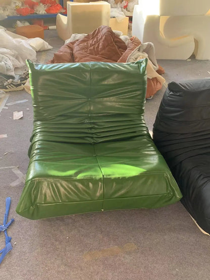 Oil wax caterpillar sofa, fashionable, high-end and atmospheric, luxurious decoration for living room, bedroom, hotel