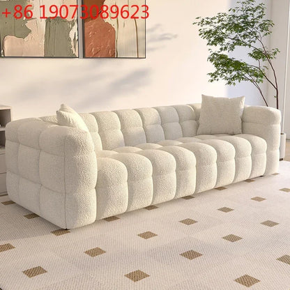 Classic Family Living Room Sofa Nordic Minimalist Comfortable Lounge