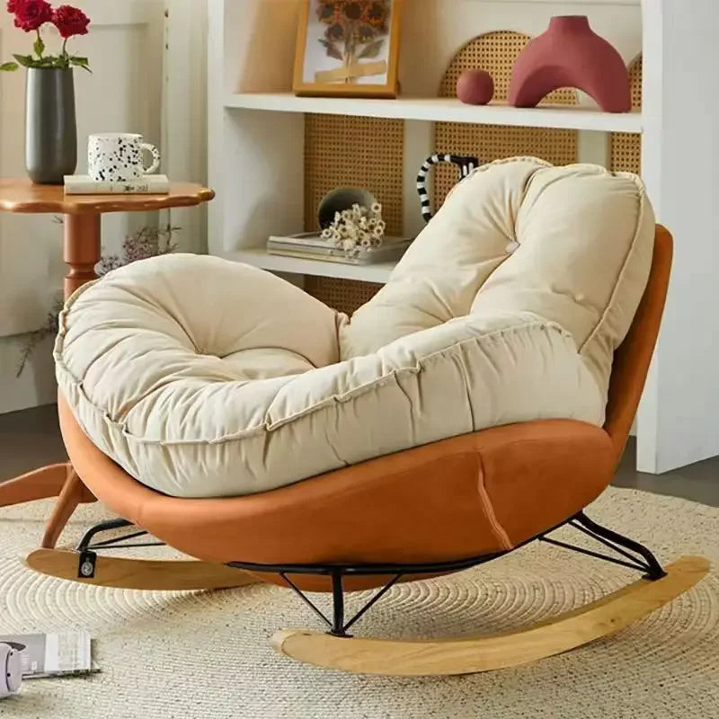 Lazy Couch Penguin Rocking Chair Indoor Leisure Rocking Chair Lounge Chair Rocking Daybed Adult Lounge Snail Balcony Home Egg