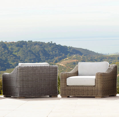 Hotel Garden Rattan Patio Sofa Sets Wicker Rattan Sofa Outdoor Aluminum Frame Rattan Sofa Set