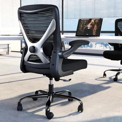Ergonomic Mesh Office Chair, High-Back Computer Desk Chair with Lumbar Support for Adults, Executive Gaming Task Chair