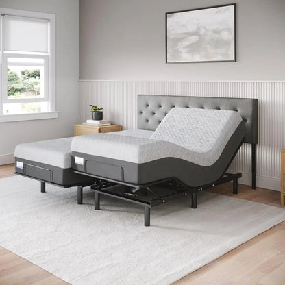 Nordic Bed Base Adjustable (Frame Only), Easy Assembly, Head and Foot Lift, Memory Positions, Zero Gravity