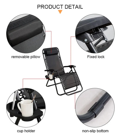 Wholesale Portable Folding Adjustable   Recliner Outdoor Beach Zero Gravity Chair