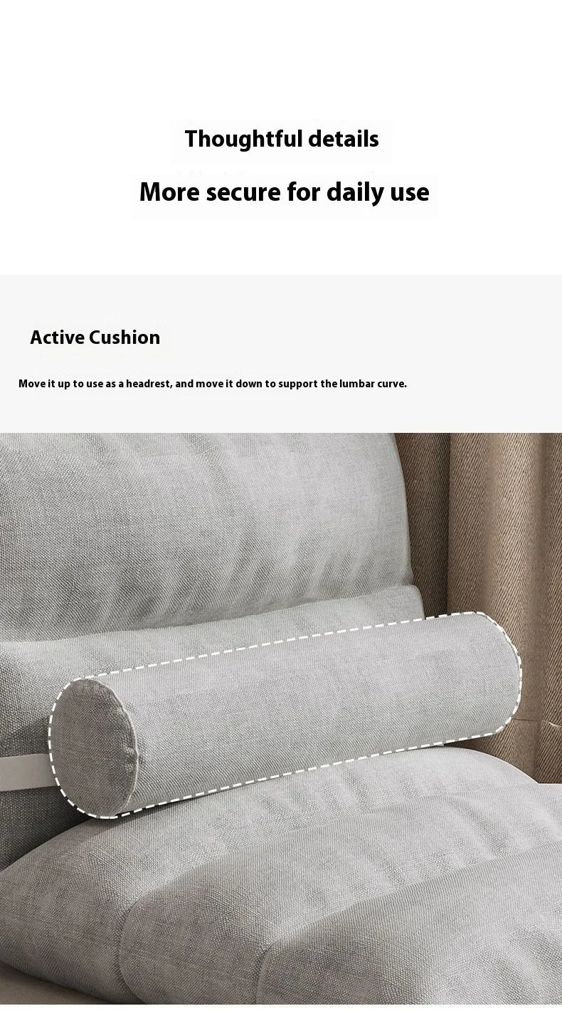 Folding Backrest Chair, Lazy Sofa, Bedroom, Dormitory, Single Seat Cushion, Bed Backrest, Bay Window, Balcony Tatami