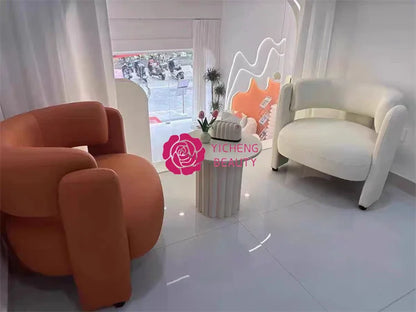 Beauty Wholesale Single Sofa Chair Balcony Light Luxury Single Chair From China Supplier Acrylic Chairs