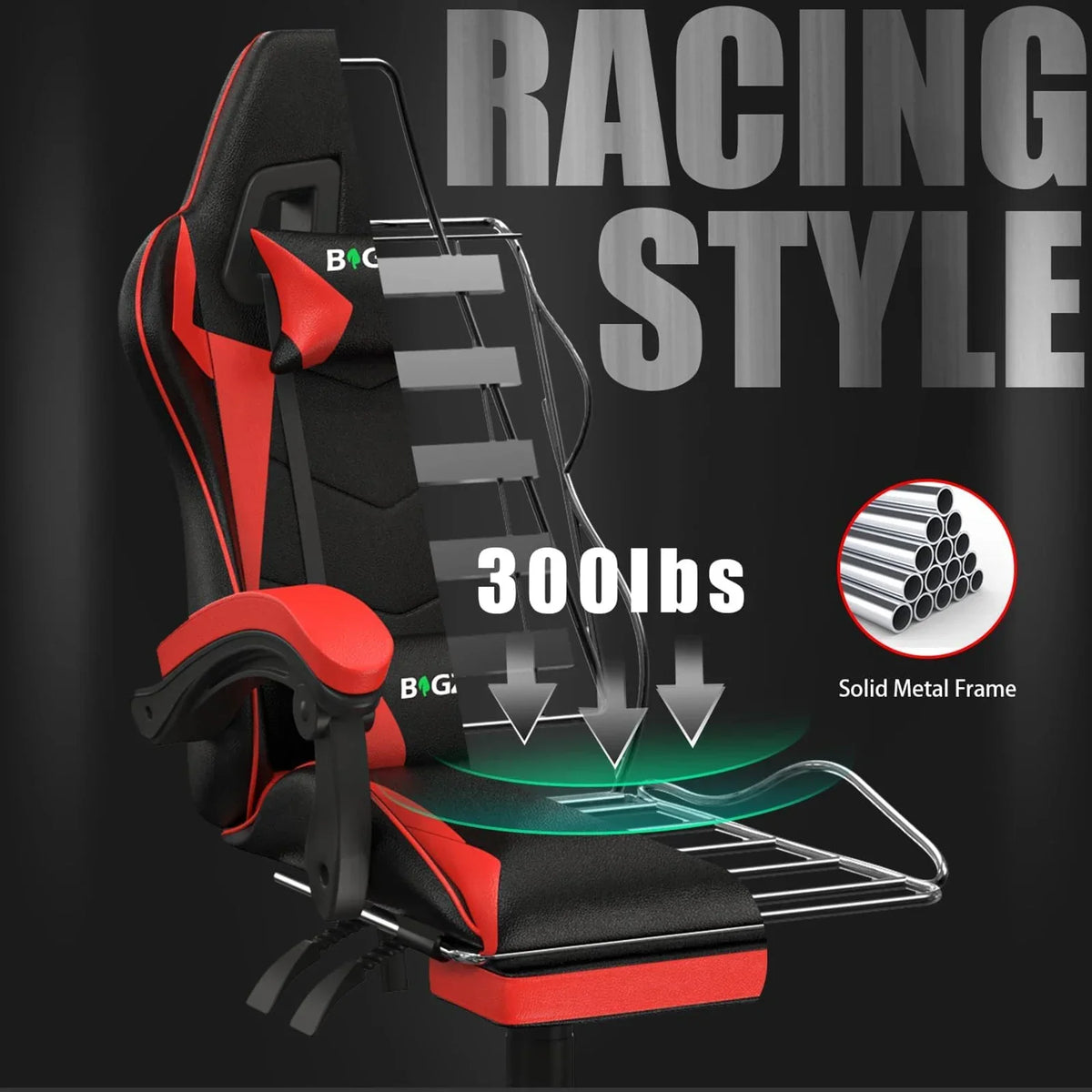 Ergonomic With Lumbar Gaming Chair With Footrest Gamer Chairs Cushion Headrest Silla Gamer Cadeira Computer Office Chair