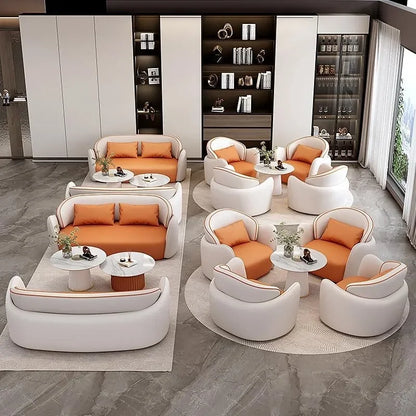 Hotel Lobby Reception Rest Area Sofa Beauty Salon Lobby Business Reception Meeting Negotiation