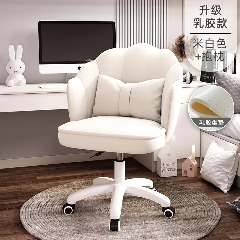 Home Comfortable Study Office Chairs Back Swivel Chair Dormitory Gaming Chair Student Lovely Computer Chair Bedroom Furniture
