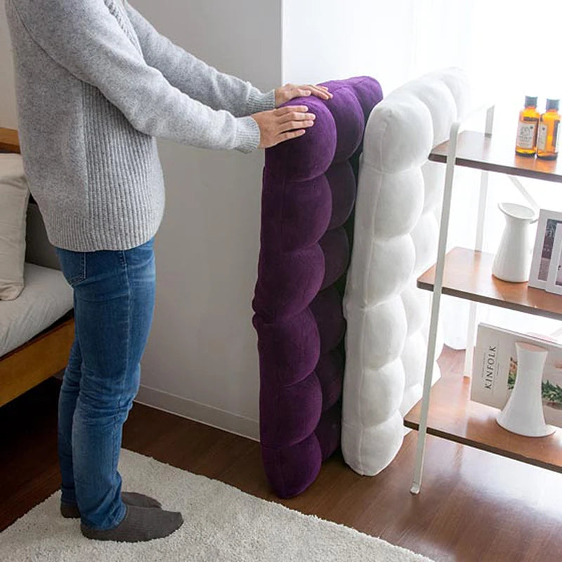 Foldable Floor Sofa Chair, Lazy Bag Bed for Living Room, Portable Lounger with Removable Cover, Easy Storage Ottoman for Bedroom