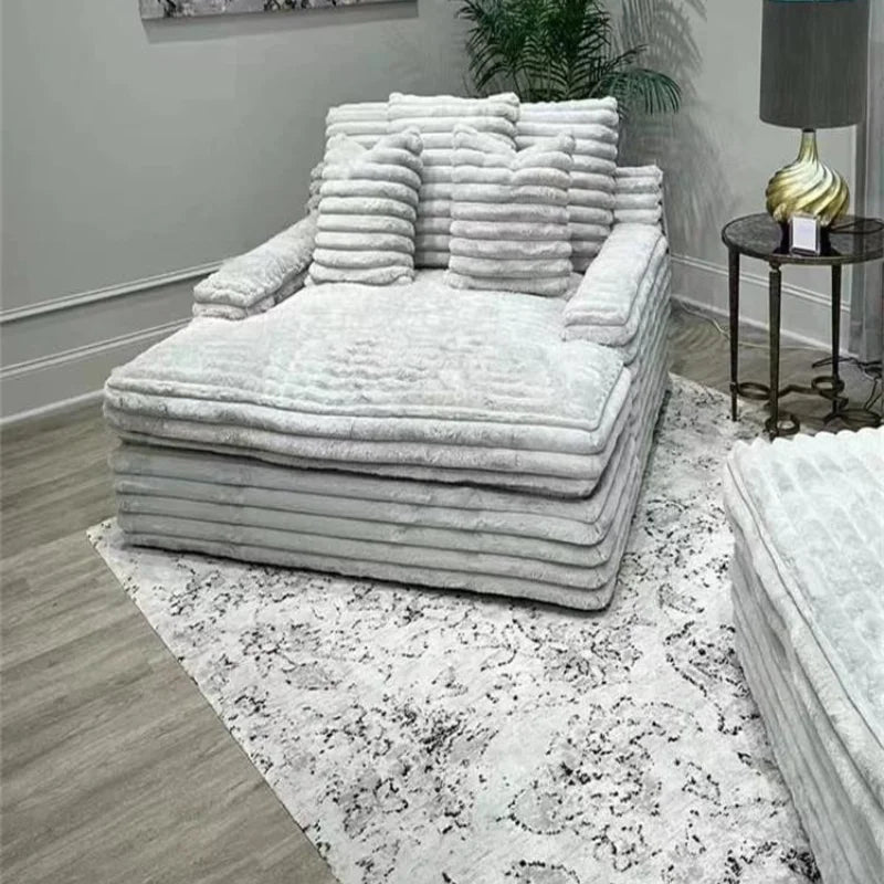 Couch Potato Comfortable Down Cloud Small Sofas Family Cloth Art Removable Combination Living Room Balcony Bedroom Creative