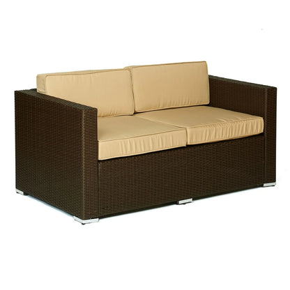 Outdoor rattan sofa combination U-shaped corner courtyard garden balcony hotel