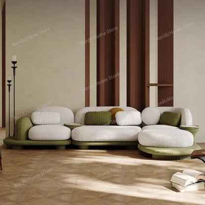 Light Luxury Italian Sofa Living Room Designer Unusual Adult High Quality Aesthetics Sofas Aesthetics Trendy Muebles Furniture