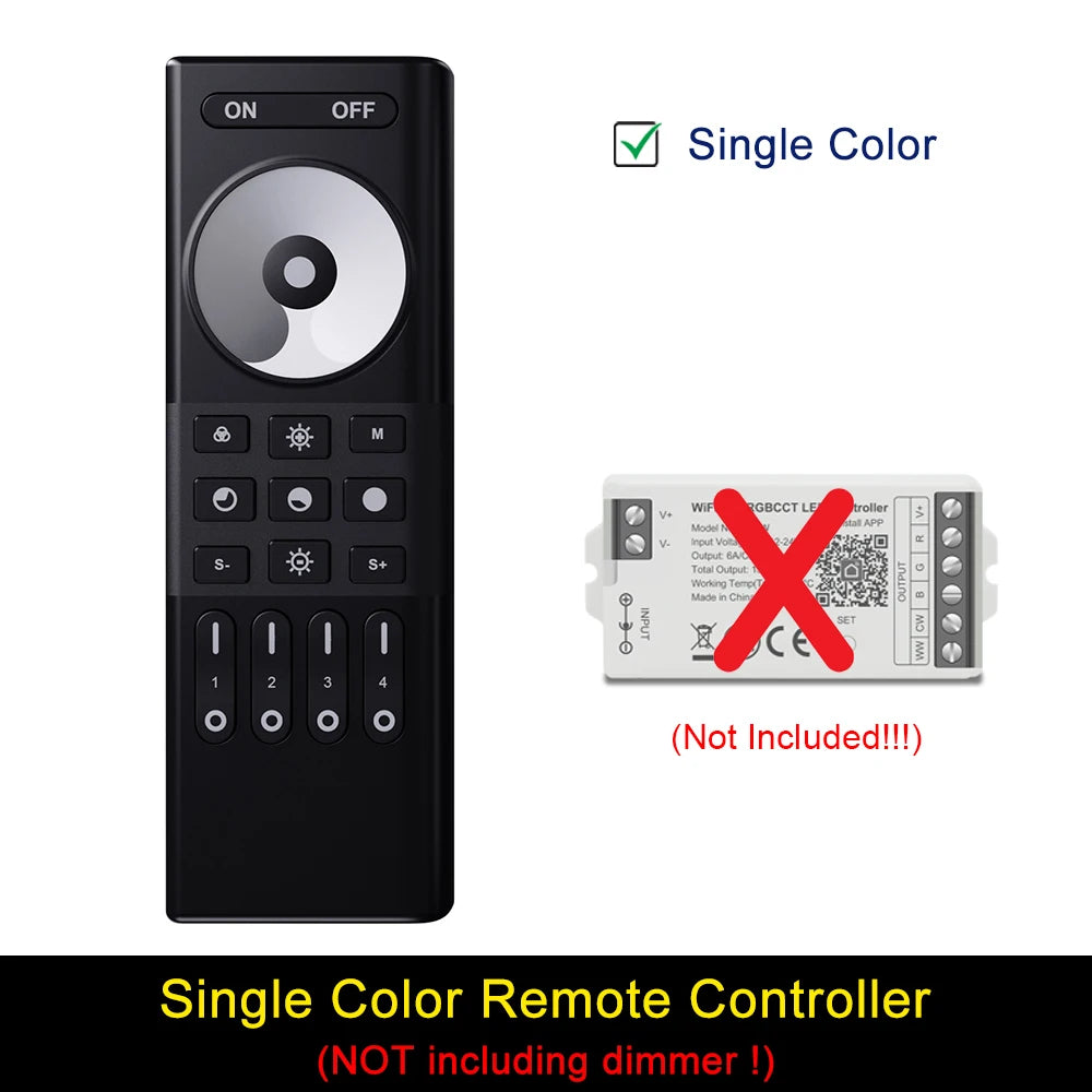 Smart LED Dimmer Tuya Wifi Zigbee DIM CCT RGB RGBW RGBCCT PWM LED Controller Support Alexa Google Home Voice Control