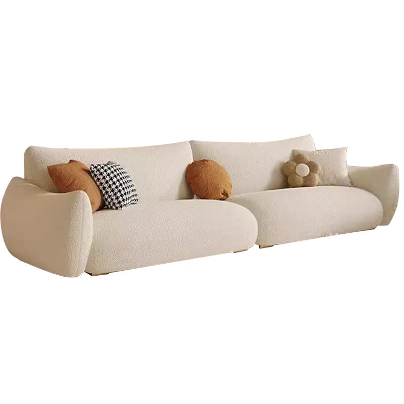 Nordic Cloud Living Room Sofas Cream Loveseat Tiny House Comfortable Living Room Sofas Relaxing Ergonomics Muebles Furniture
