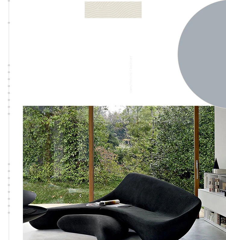 Formes inhabituelles canapé italien moderne combinaison système de lune canapé de luxe salon meubles de maison ensembles