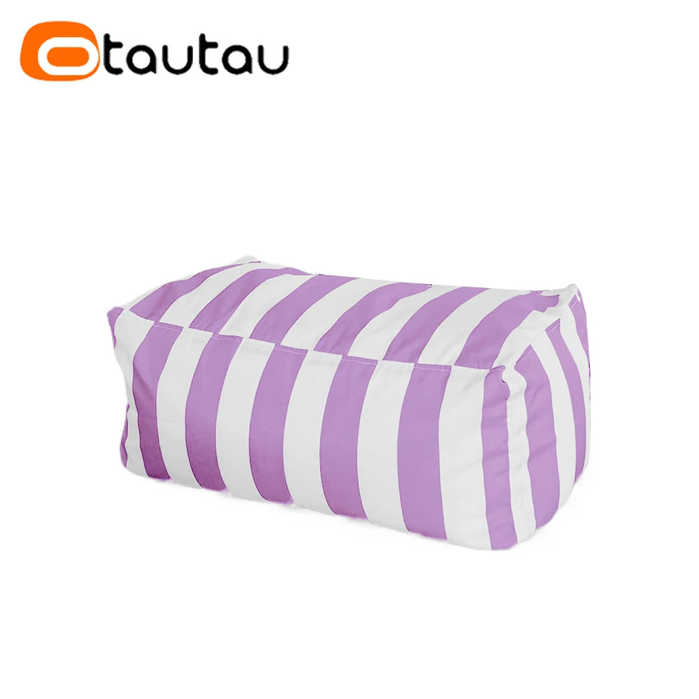 OTAUTAU Outdoor Bean Bag Cover Beach Swim Pool Lounger SF464【No Filler Inside! You Need To Buy Filler By Yourself !】