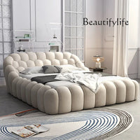 V TH R Luxury Double Bed Modern Floor Design Wooden Space Saving Japanese Soft Cheap Bed Comfortable Cama Solteiro Unique Furnit