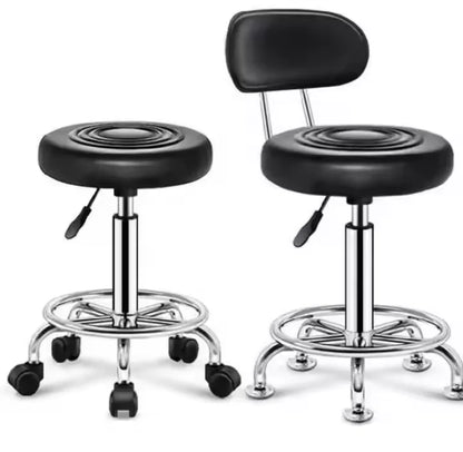 Adjustable Height Swivel Medical Clinic Classic Style Tattoo Spa Salon Barber Shop Stool Chair With Wheels