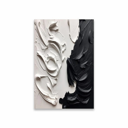 Large Black and White Abstract Poster Abstract Texture Prints Canvas Painting Modern Bedroom Canvas Painting Home Room Decor