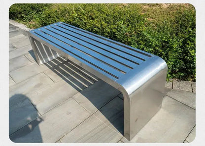 Outdoor Waterproof Sales Park New Hotel Patio 2022 Design Wholesale Steel Wooden Garden Bench