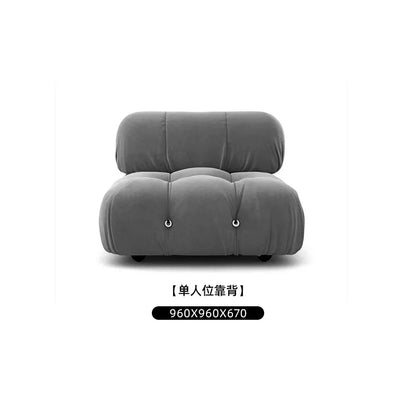 Modular Sofa Set Reclining Sectional Cube Chair Modern Minimalist Nordic Fabric Living Room Furniture for Home Decor Sofas