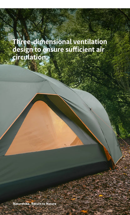 Naturehike 8-10 Person Tent Kota Cloud Casual Tent Outdoor Camping Hiking Travel Gazebo Tents Big Space Waterproof Breathable