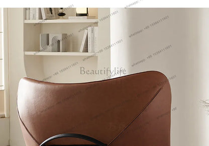 Italian minimalist lazy sofa chair modern simple living room bedroom home balcony swivel chair
