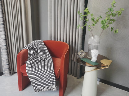 Nordic Hotel Leisure Living Room Chairs Simple Home Furniture Designer Single Lazy Sofa Balcony Coffee Shop Backrest Armchairs L