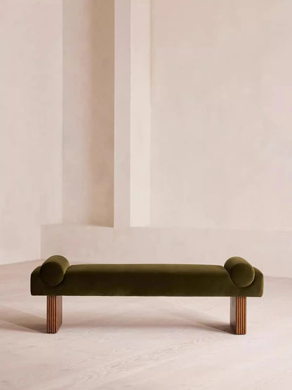 French retro style sofa bench stool living room pedal entrance shoe change stool bedroom bedside stool senior feeling cloakroom