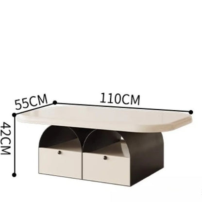 Nordic Fabric Sofa Office Business Reception Sofa Coffee Table Combination Beauty Salon Negotiation Leather Sofa