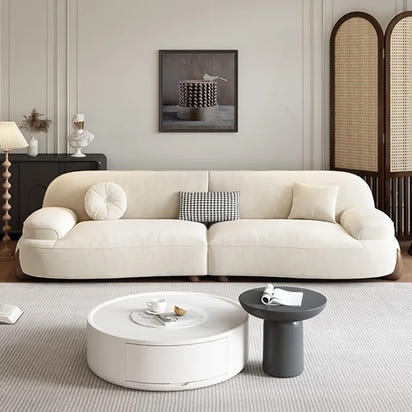 Floor Grande Living Room Sofas Wood Legs Relax Reception Recliner Sofa Minimalista Japanese Divani Soggiorno Furniture Modern