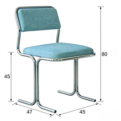Living room chairs Bauhaus dining chairs modern leisure chairs furniture stainless steel island chairs designer backrests dressi