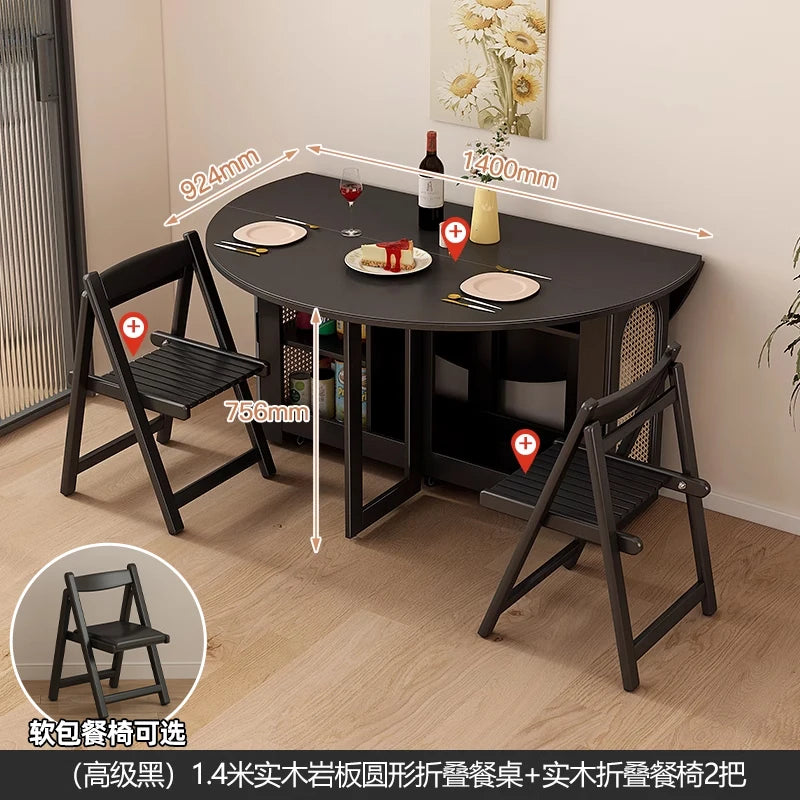 Waterproof Chair Dining Table Breakfast Modern Chair Side Dining Table Space Savers Round Set Sala Da Pranzo Home Furnitures