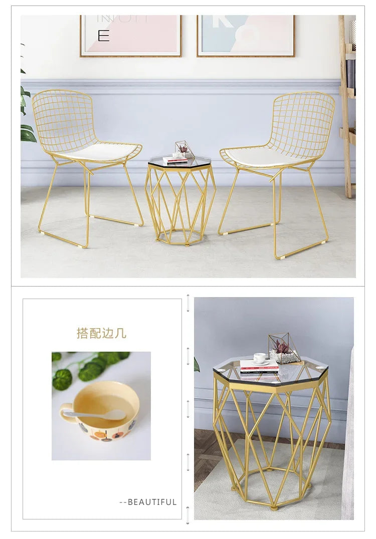 S Nordic Aesthetic Coffee Table Clear Simple Unique Designer Decoration Side Table Standing Lounge Couchtisch Salon Furniture