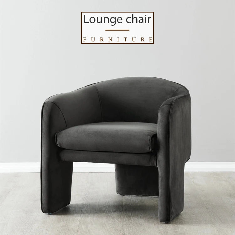 Living room furniture, modern cashmere chair, living room lounge chair