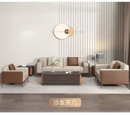 Boss Office President's Desk Light Luxury Advanced Sense Large Class Desk Furniture Chairperson's Office Desk And Chair Combinat