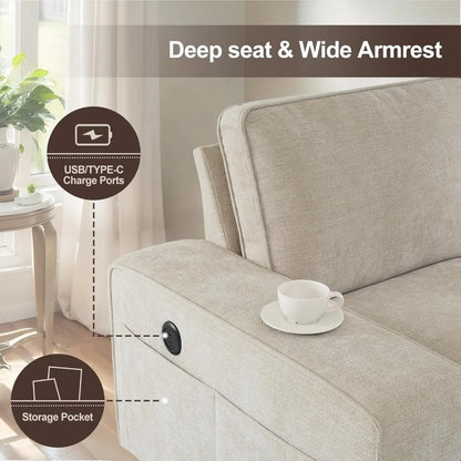 102" Convertible Sectional Sofa Couch with Chaise Storage, Modern L-Shaped Reversible Design, Comfortable Chenille Fabric