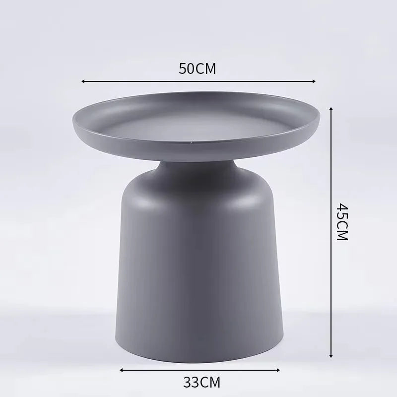 Coffee Table Nordic Living Room Sofa Side Simple Coffee Tables Round Corner Modern Home Small Tea Tables Furniture Mesa Plastic