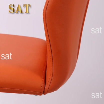 Modern Leather Dining Z Chair for Wholesale Home Furniture White Dining Chair with Gold Metal 7 Days Dinner Table