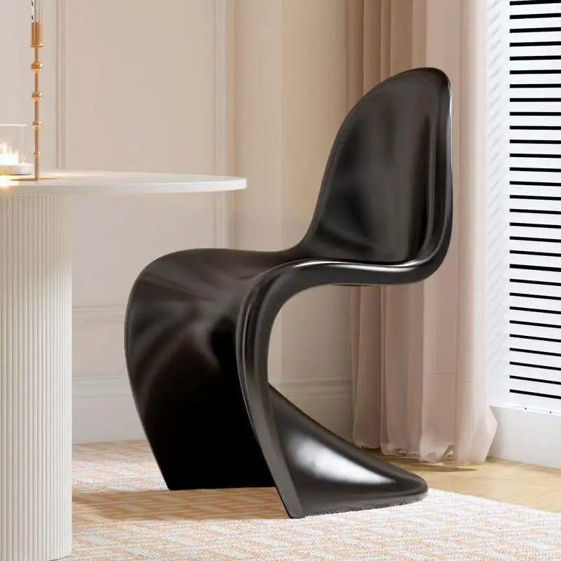Acrylic transparent chair simple household light luxury high-end dining table chair makeup chair Pan Dong chair