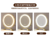 Light Mirror Vanity Table White Minimalist Drawers Storage Dressing Table Desk Makeup Mesa De Maquillaje Bedroom Furniture