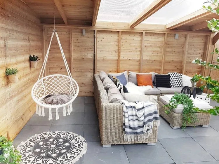 Hammock Hanging Swinging Chair,Hanging Cotton Rope Swing Chairs with Cushion and Hardware Kits, Hanging Chairs for Indoor
