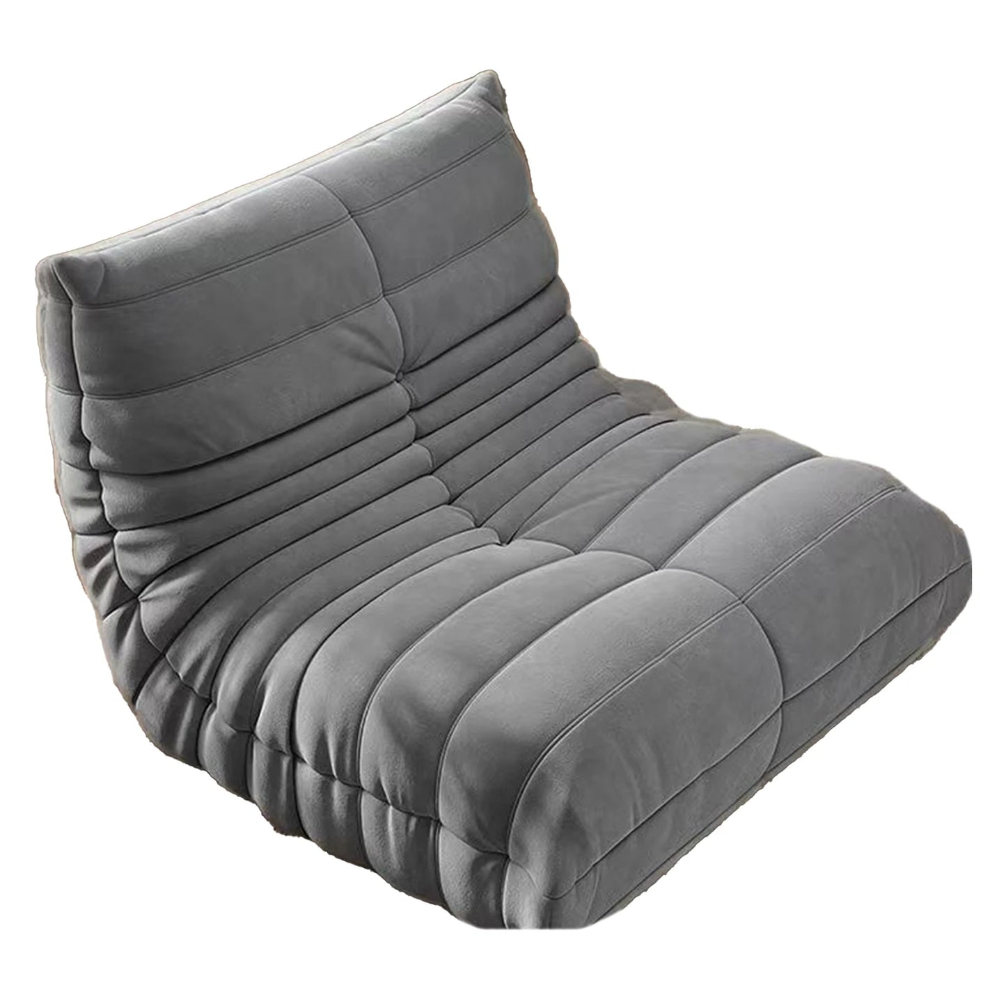 Lazy Floor Couch Caterpillar Sofa Chair Soft Living Room Sofa Recliner Bedroom Balcony Leisure Single Sofa Fireside Chair