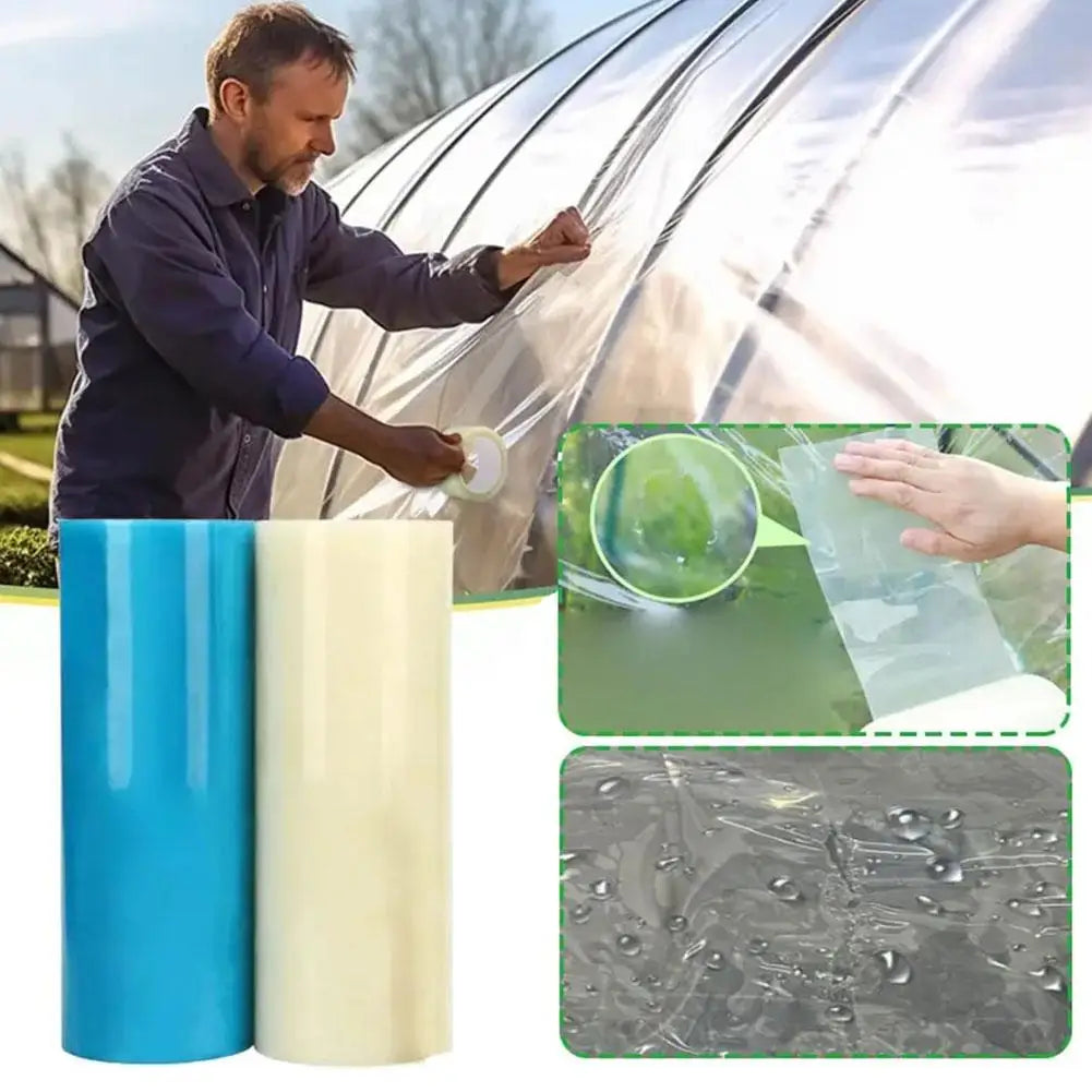 High Viscosity Greenhouse Film Repair Tape New Waterproof Rainproof Tarpaulin Repair Tape High Cold Resistance Awning Shed Tape