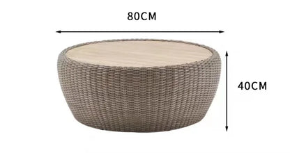 Quick drying foam metal frame rattan garden sofa modern outdoor sofa set