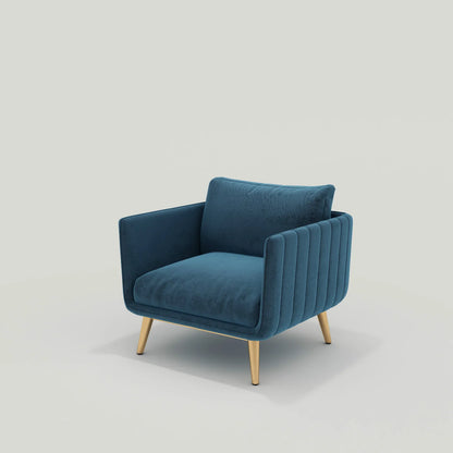 Office sofa Simple modern coffee table combination set Reception room Business meeting three-person sitting area sofa
