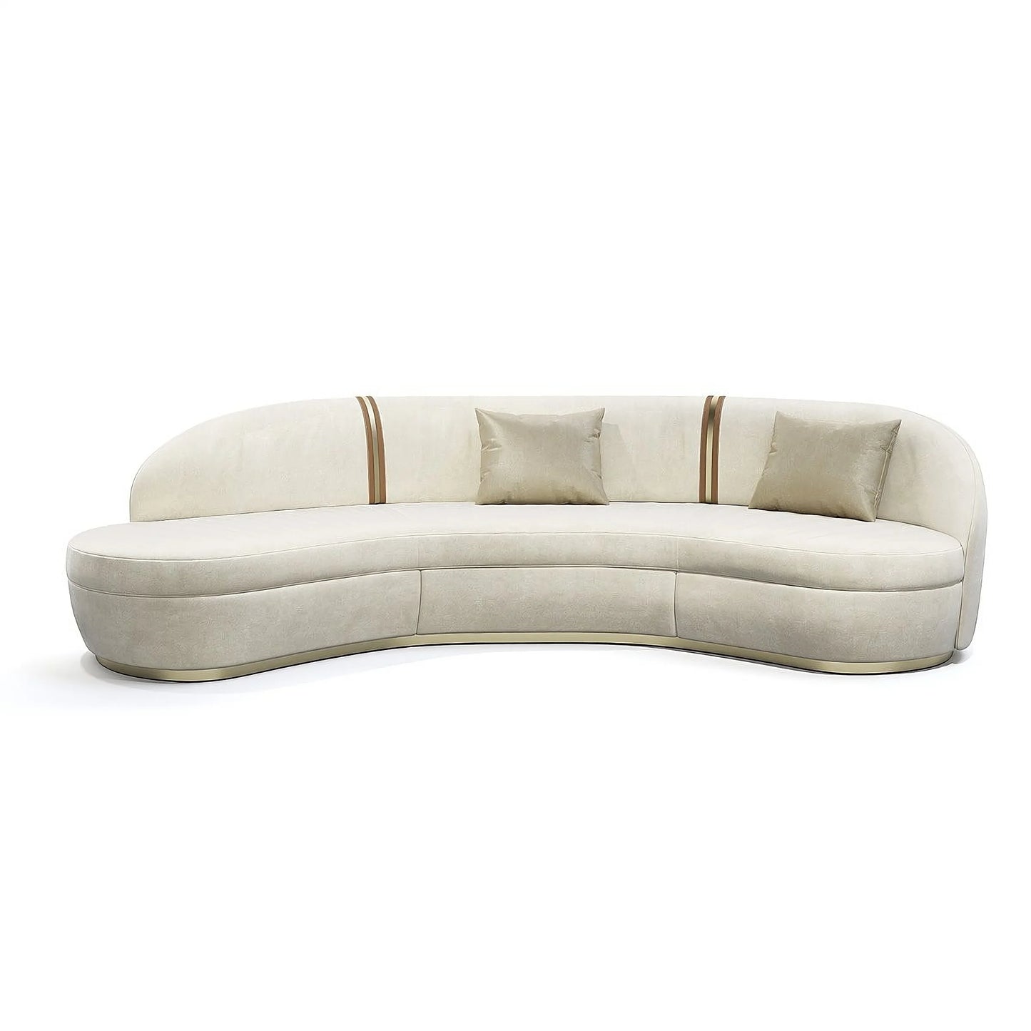 YFY Curved Sofa Living Room Hotel Lobby Rest Area Booth